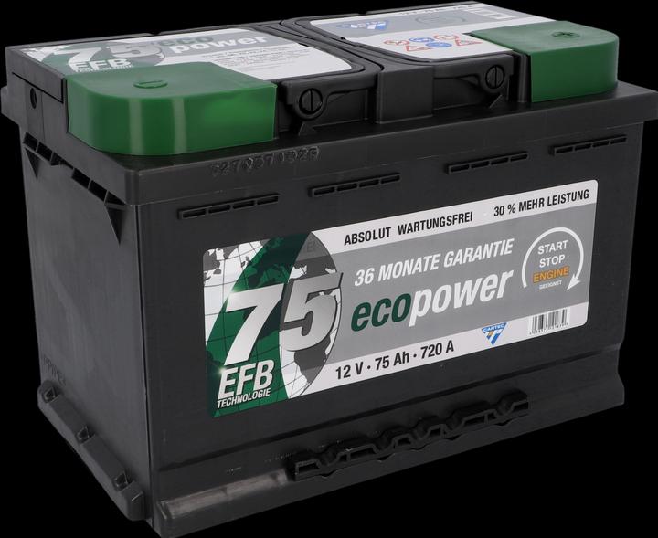 Immagine prodotto Cartec Eco Power 75 EFB (12 V, 75 Ah, 720 A)