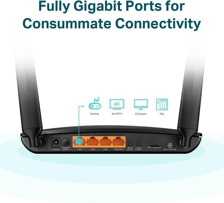 Produktbild TP-Link Archer MR600 4G+ Dual Band Gigabit Router