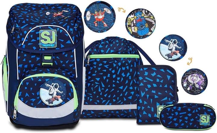 Actual product image SJ Gang Ergonomisches Schulranzen-Set 4-teilig (22 l)