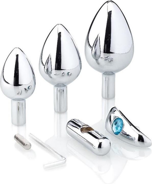 Actual product image Zenn Anal Plug Training Set "Super Smooth