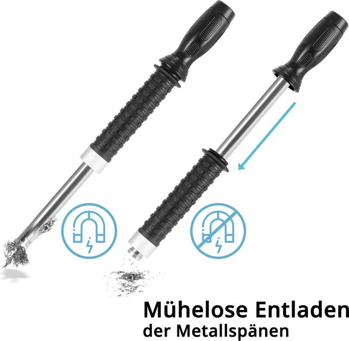 Actual product image Stahlwerk Telescopic magnetic bar, magnetic chip collector, magnetic lifter (1 x)