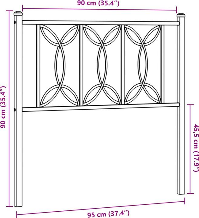Actual product image VidaXL La§In (90 x 3 x 90 cm)