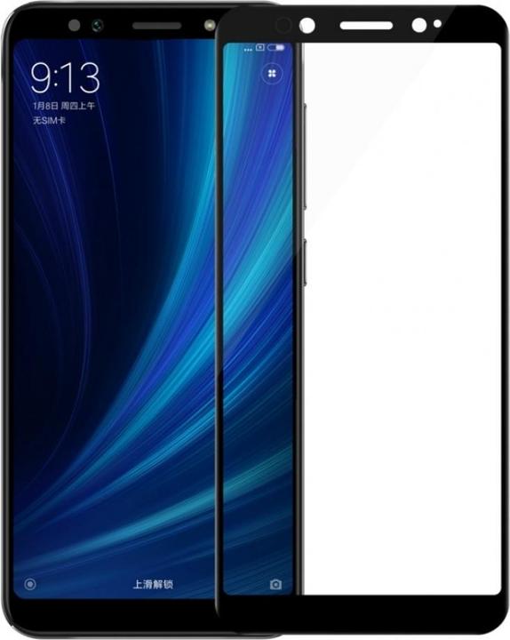 Actual product image Screenguard Xiaomi Mi A2 Full Screen Protective Glass Film 2.5D 9H (1 Piece, Mi A2)