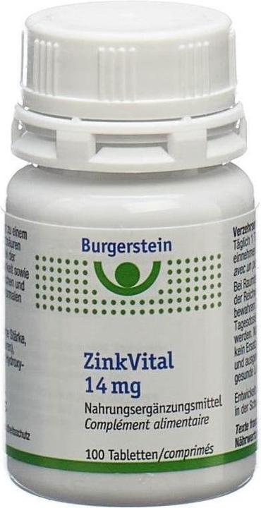 Immagine prodotto Burgerstein Zinco Vitale (100 Pezzo/i, Pillole, 40 g)