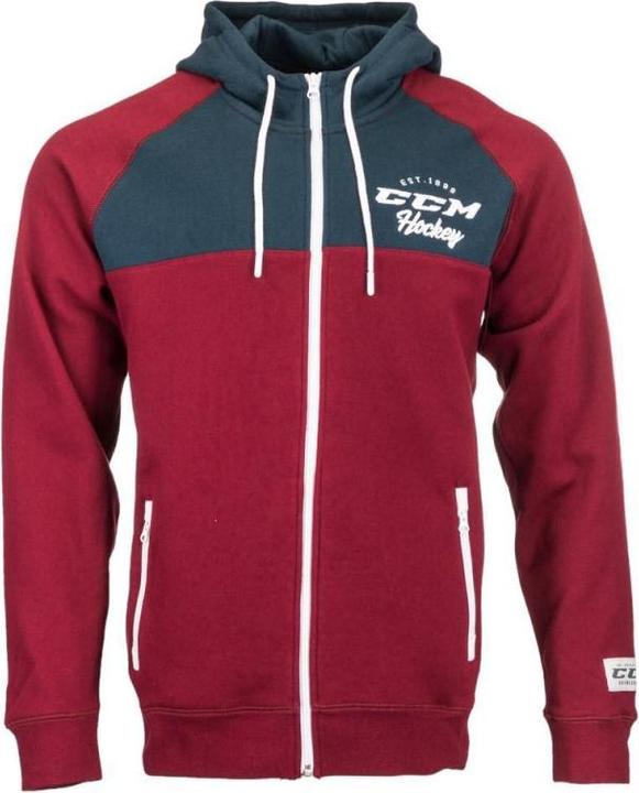 Produktbild CCM F3856 ACADEMY FULL ZIP HOOD SR (L, Grün) (L)