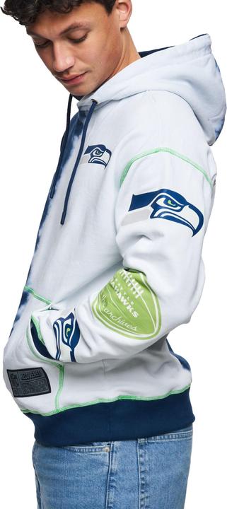 Produktbild Recovered Re:covered Fleece Hoody - INK DYE Seattle Seahawks - XL (XL)