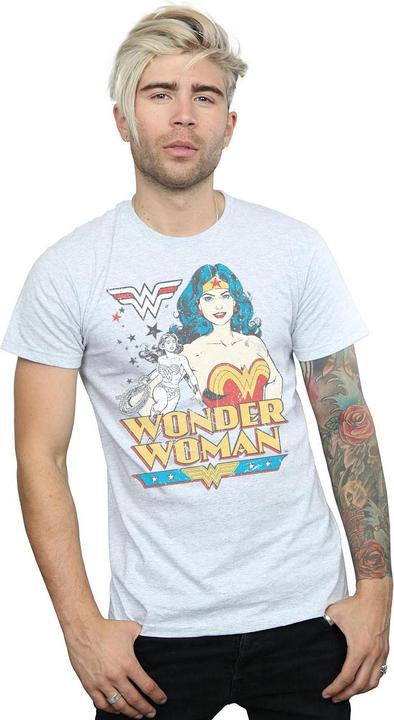 Image du produit - T-shirt WONDER WOMAN POSING - Homme (S)