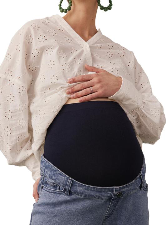 Envie de Fraise Gerade Umstandsjeans mit Seamless-Bund Oeko-Tex