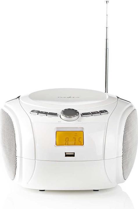 Immagine prodotto Nedis SPBB100WT - Bianco - Audio - Bianco (FM, Bluetooth)
