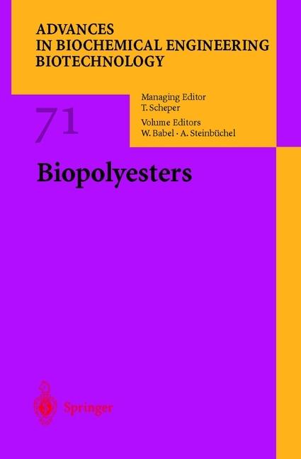 Produktbild Biopolyesters (Englisch, Wolfgang Babel, Alexander Steinbüchel, 2014)