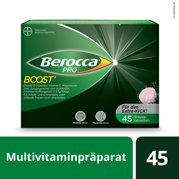 Produktbild Berocca PRO Pro Boost (45 Stück, Brausetablette, 500 g)