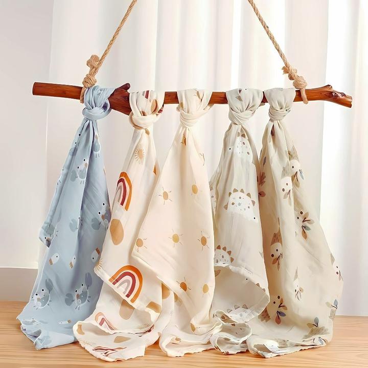 Immagine prodotto Milkii Set di panni di mussola (60 cm, 60 cm)
