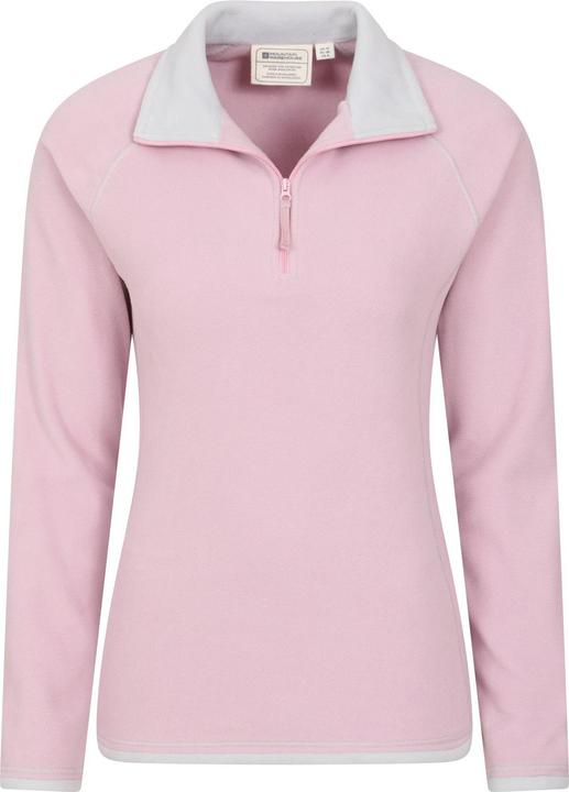 Actual product image Mountain Warehouse Womens/Ladies Montana Half Zip Fleece Top (44 D)