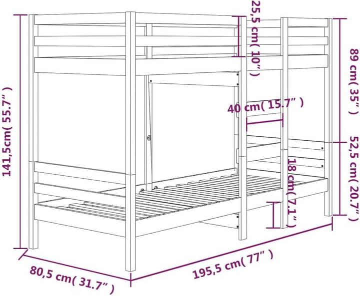 Immagine prodotto VidaXL Frederik (75 x 190 cm)