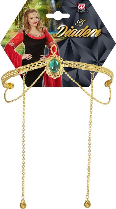 Actual product image Widmann Headdress Elven tiara fantasy gold