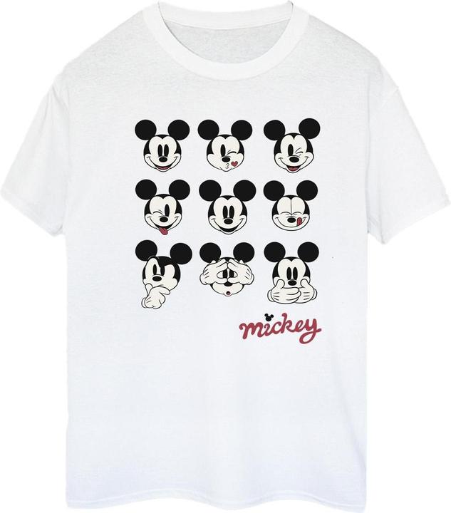 Immagine prodotto Disney Mickey Mouse Many Faces Maglietta Ampia Donna (3XL)