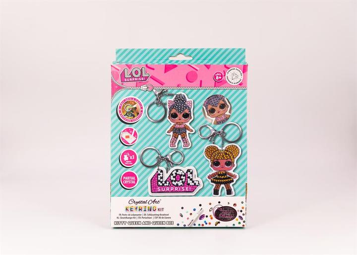 Produktbild Craft Buddy LOL Kitty Queen & Queen Bee, Crystal Art Schlüsselanhänger 3 Stück