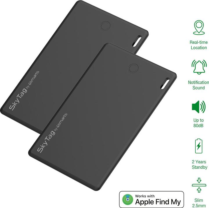 Produktbild 4smarts SkyTag Wallet 2er Set (iOS, Mac OS, iPadOS)