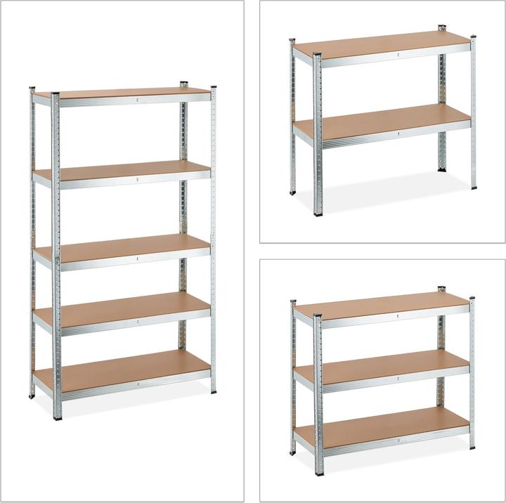 Actual product image Relaxdays Heavy duty shelf