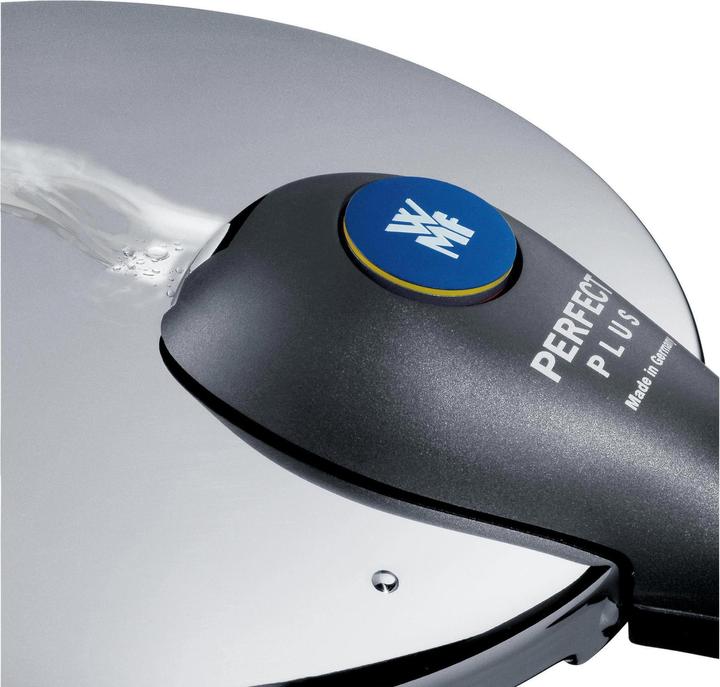 Produktbild WMF Schnellkochtopf 8,5l inkl. Einsatz Dampfkochtopf Perfect Plus Induktion (22 cm, Dampfkochtopf)