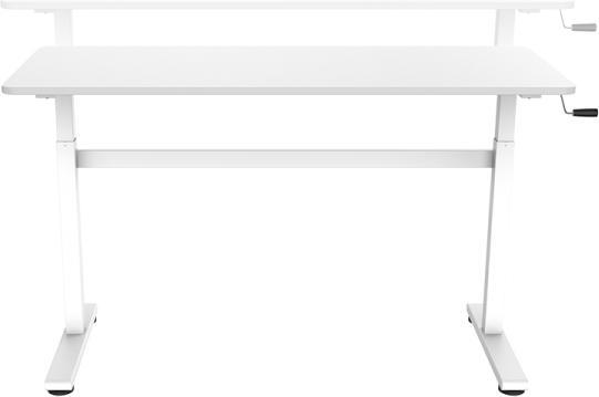 Actual product image LogiLink EO0027W - Manually adjustable sit/stand workstation (140 x 60 x 117 cm)