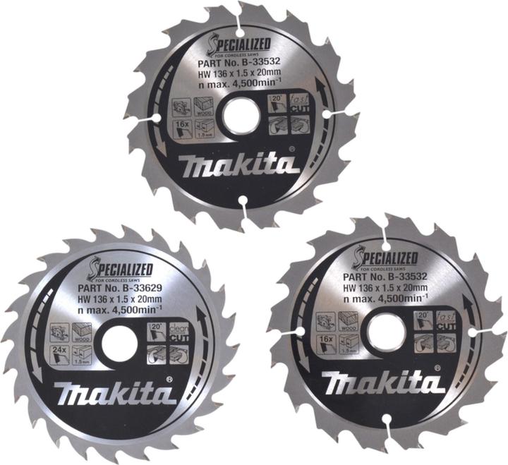 Immagine prodotto Makita Set di lame per sega circolare