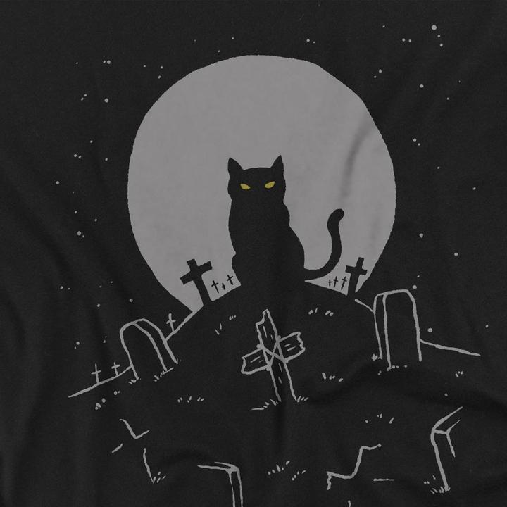 Produktbild Pet Sematary Cat With Tombstones TShirt (XL)