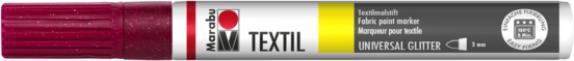 Produktbild Marabu Textilmarker Textil Painter Glitter, glitter-rot 532 (Gemischte Farben, 3 mm, 1 x)