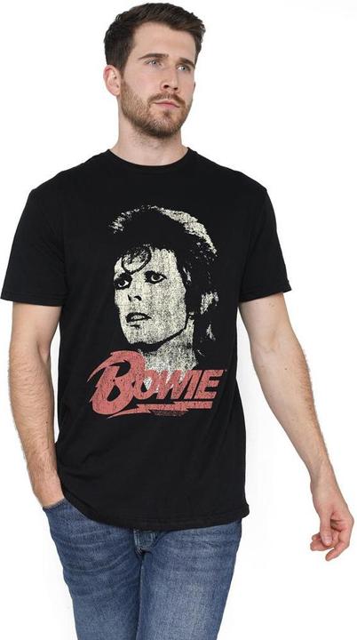 Immagine prodotto David Bowie Maglietta Effetto invecchiato Uomo (S)