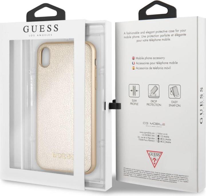 Image du produit Guess iPhone XR Iridescent PU Leather Hard Case (Apple iPhone XR)
