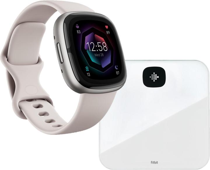 Actual product image Fitbit Sense2 (SG/G) + Aria Air (W)
