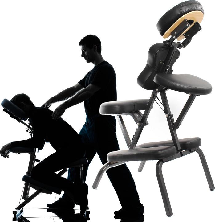 Immagine prodotto Wiltec Sedia da massaggio Toboli pieghevole 120 kg sedia mobile per tatuaggi sedia portatile per