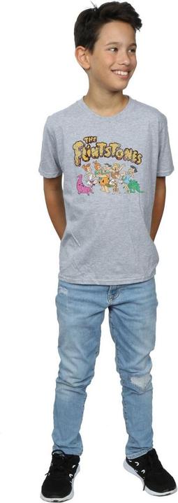 Immagine prodotto The Flintstones Group Distressed Maglietta Ragazzi (128)