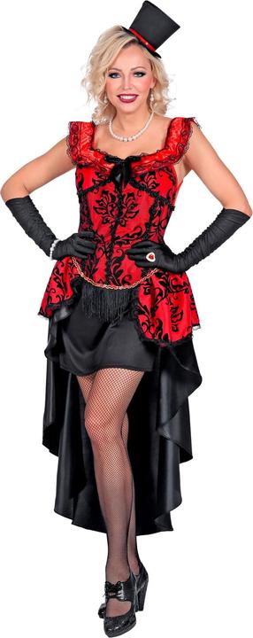 Actual product image Widmann Ladies burlesque costume with dress, gloves (L)