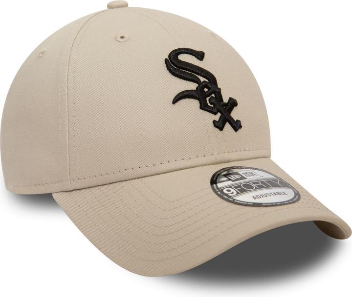 Immagine prodotto New Era 9Forty Cappello Strapback - Chicago White Sox pietra beige (Taglia unica)