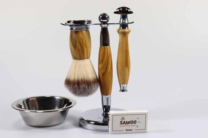 Immagine prodotto Sawoo Set da barba Woolive 5 pezzi.