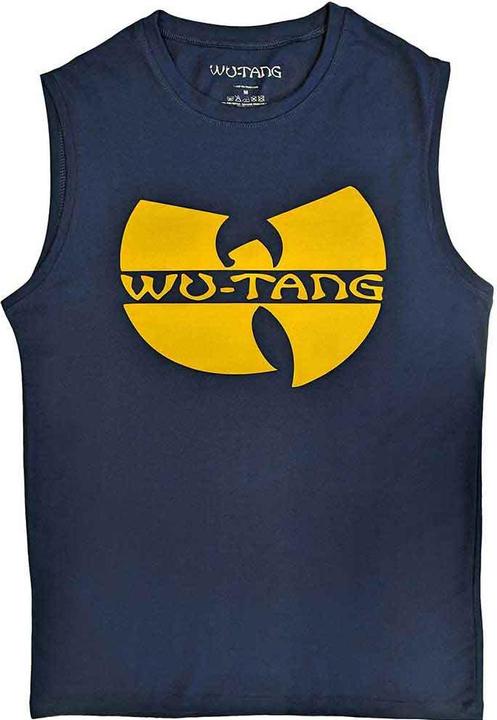 Wu Tang Clan Wu-Tang Clan Tank Top Muscle T Shirt Logo Official Unisex Demin Blue L (L)