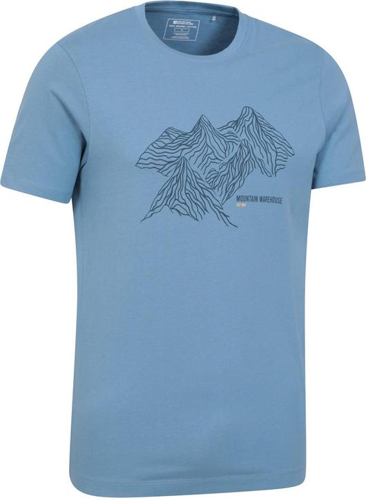 Actual product image Mountain Warehouse Mens Tonal Organic T-Shirt (L)