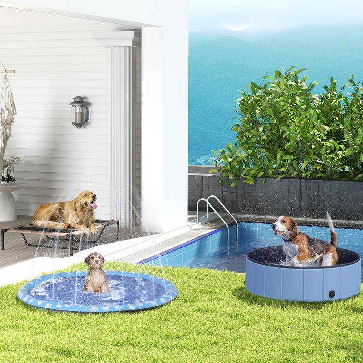 Image du produit PawHut Pataugeoire pour chiens pliable pour un transport facile (Piscine pour chiens)