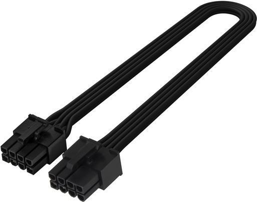 Produktbild Silverstone 8 Pin PCIe zu 6+2 Pin PCIe Kabel 350mm