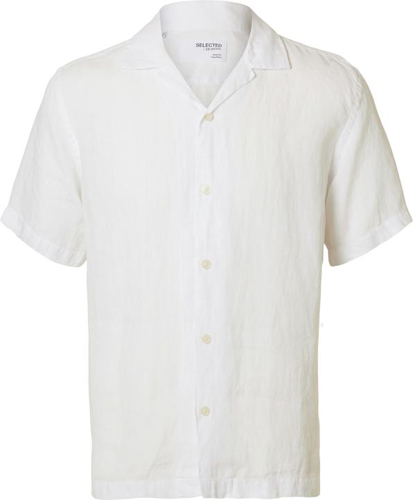 Selected Homme 100% Leinen Kurzarmhemd