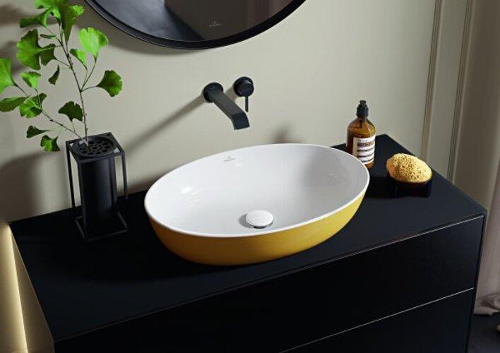 Produktbild Villeroy & Boch Aufsatzwaschbecken Artis 61 cm oval wei 41986101 (410 mm, 610 mm)