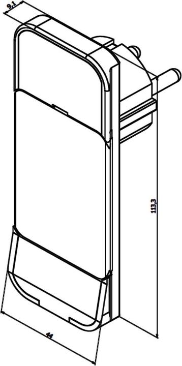 Image du produit Bachmann Aufputz-Steckdose (3 x, CEE 7/3, CEE 7/7, 1.60 m)