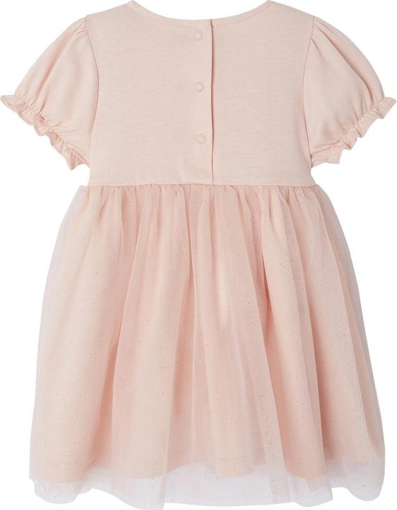 Vertbaudet Mädchen Baby Festkleid mit Glitzertüll