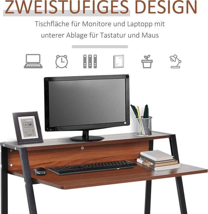 Actual product image Homcom Computer table (84 x 45 x 85 cm)
