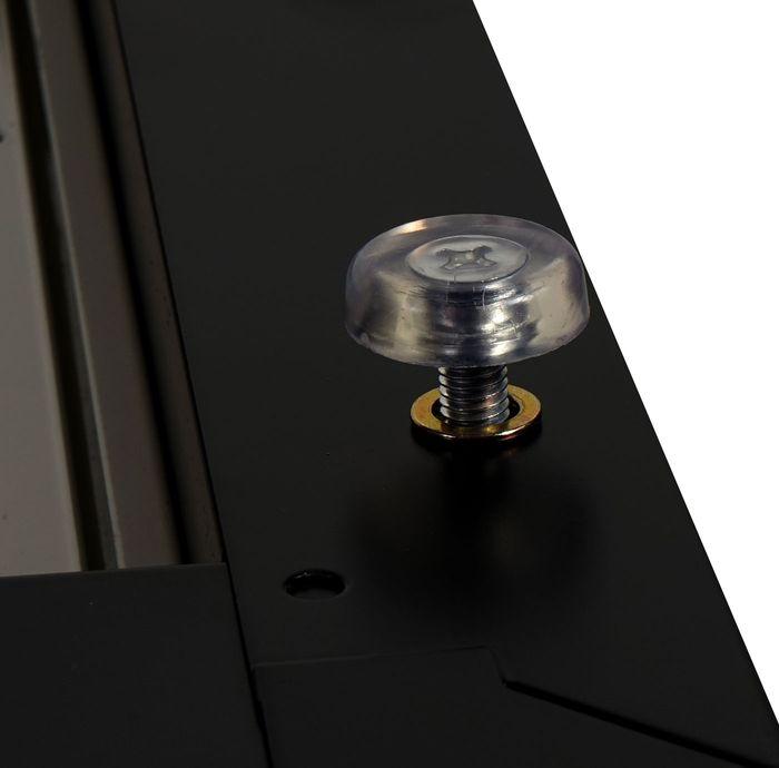 Actual product image Mendler Washing machine base unit, plinth pedestal raised base frame, drawer 33x61x52cm black