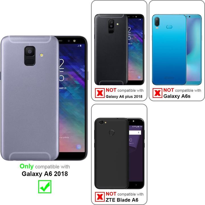 Produktbild Cadorabo Book mit Standfunktion Cover (Samsung Galaxy J6 (2018))