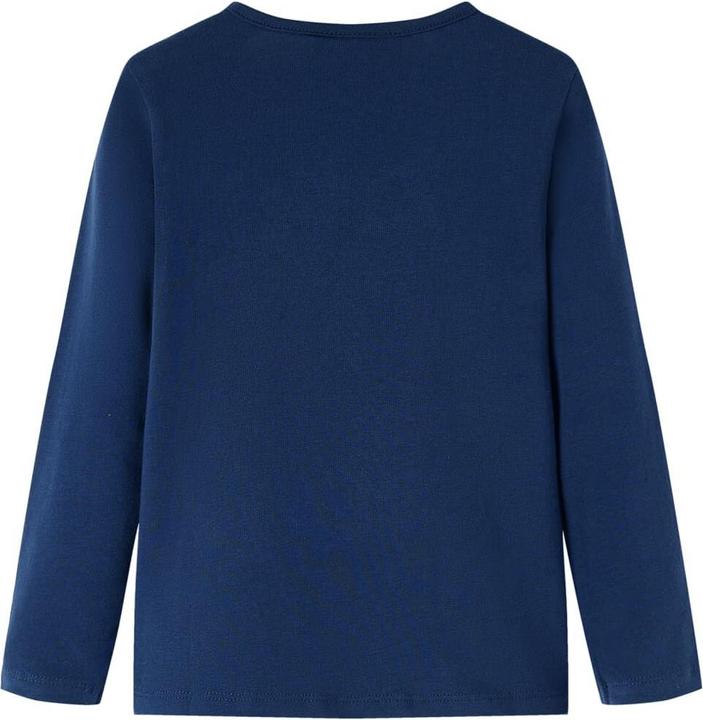 Produktbild VidaXL Kinder-Langarmshirt Marineblau 104,Material: 95 % Baumwolle (104)