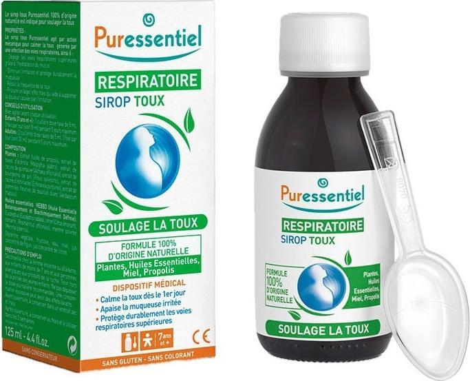 Produktbild Puressentiel Sirup Atemwege Hustensirup 125 ml (1 Stück)