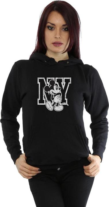 Immagine prodotto Disney Mickey Mouse NY Kicking Felpa con Cappuccio Donna (L)